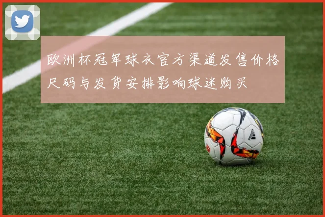 欧洲杯冠军球衣官方渠道发售价格尺码与发货安排影响球迷购买